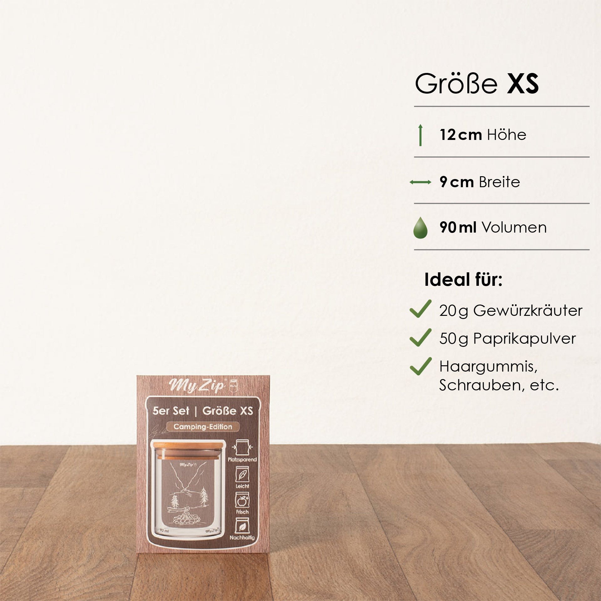 MyZip-Beutel | Limitierte Camping Edition | Einzel-Sets