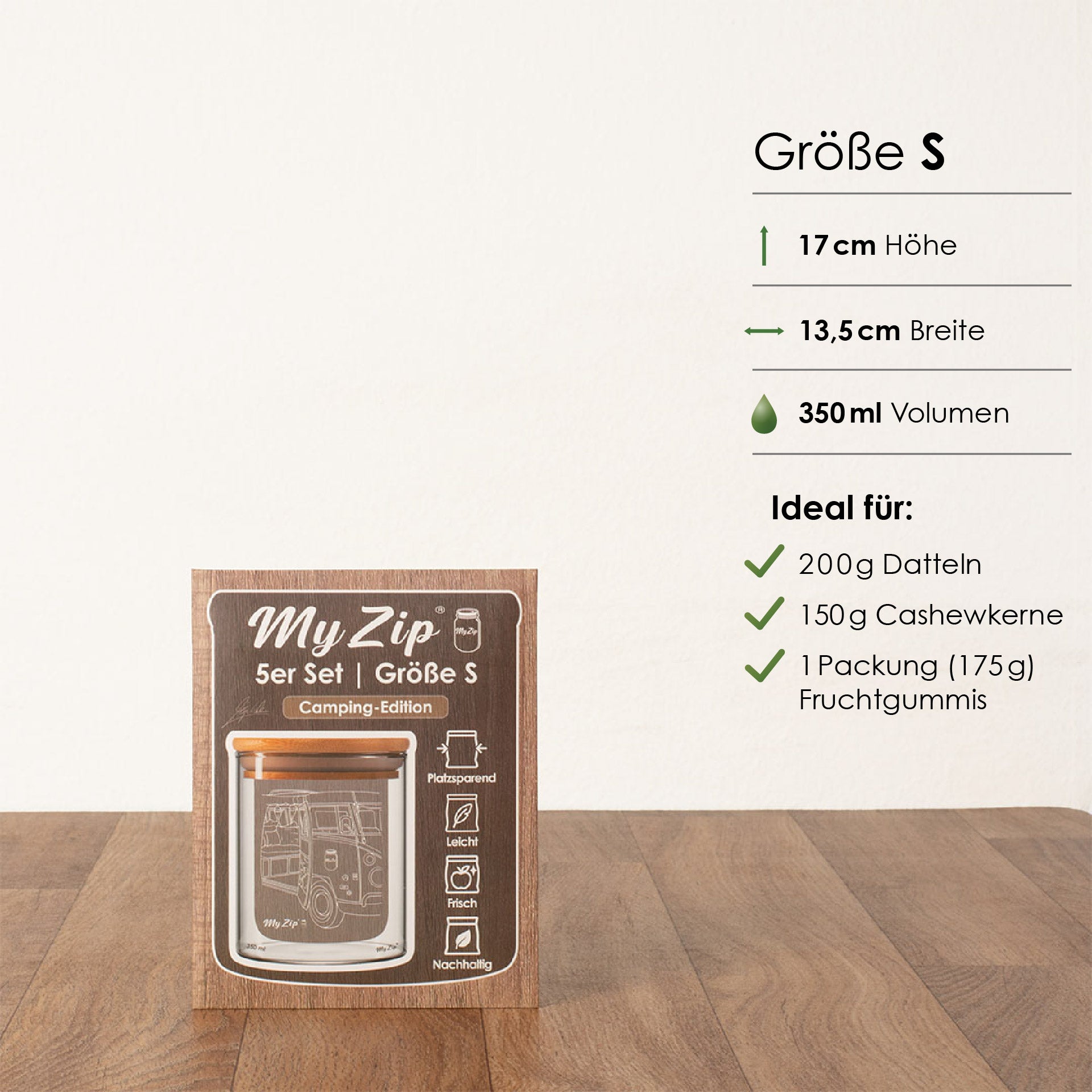 MyZip-Beutel | Limitierte Camping Edition | Einzel-Sets