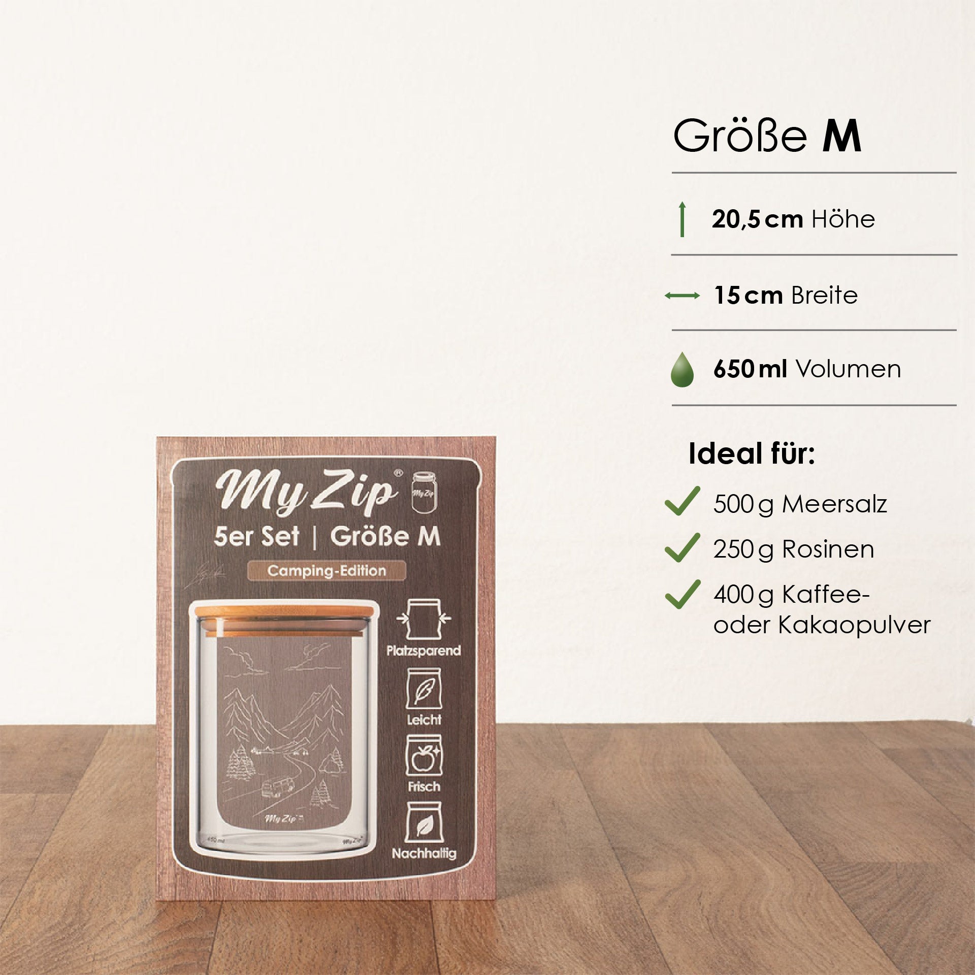 MyZip-Beutel | Limitierte Camping Edition | Einzel-Sets