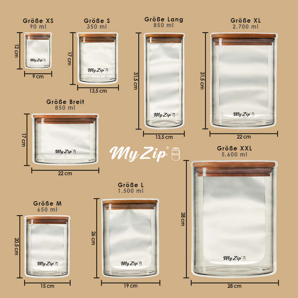 MyZip-Beutel | Standard-Edition | Einzel-Sets
