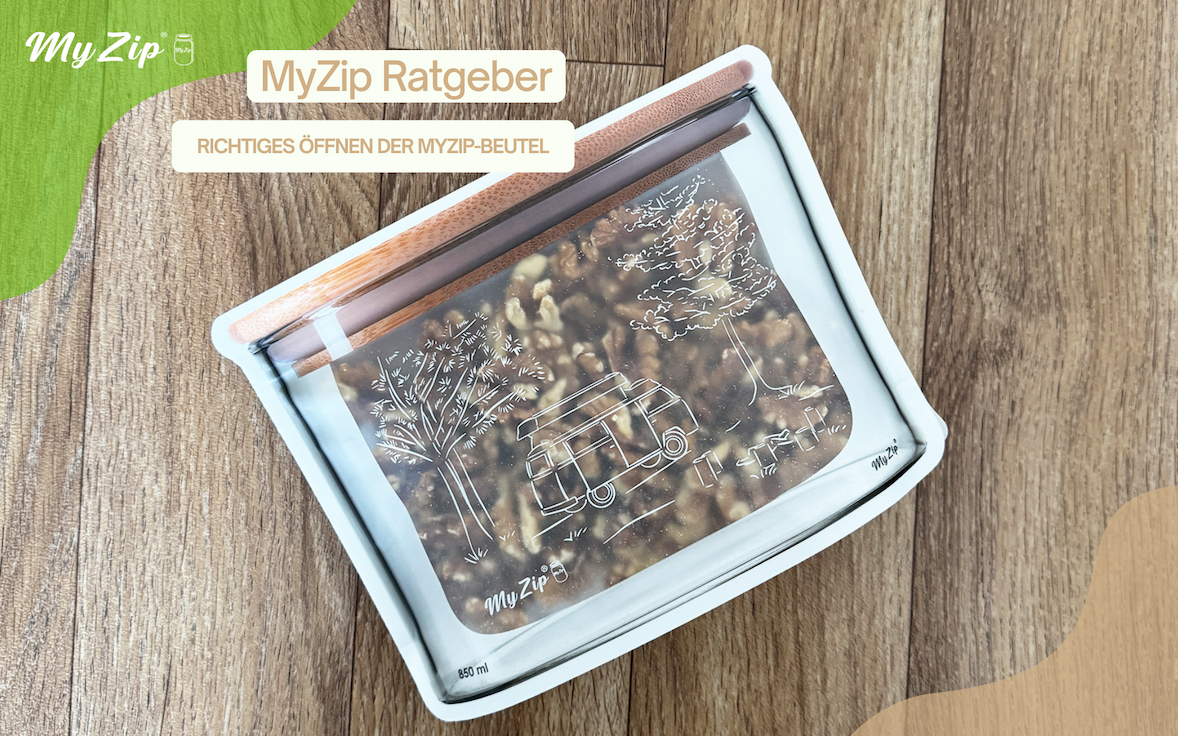 MyZip Ratgeber - Richtiges Öffnen der MyZip-Beutel