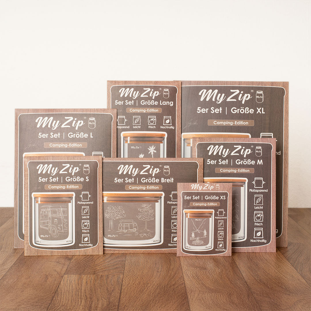 MyZip-Beutel | Limitierte Camping Edition | Einzel-Sets