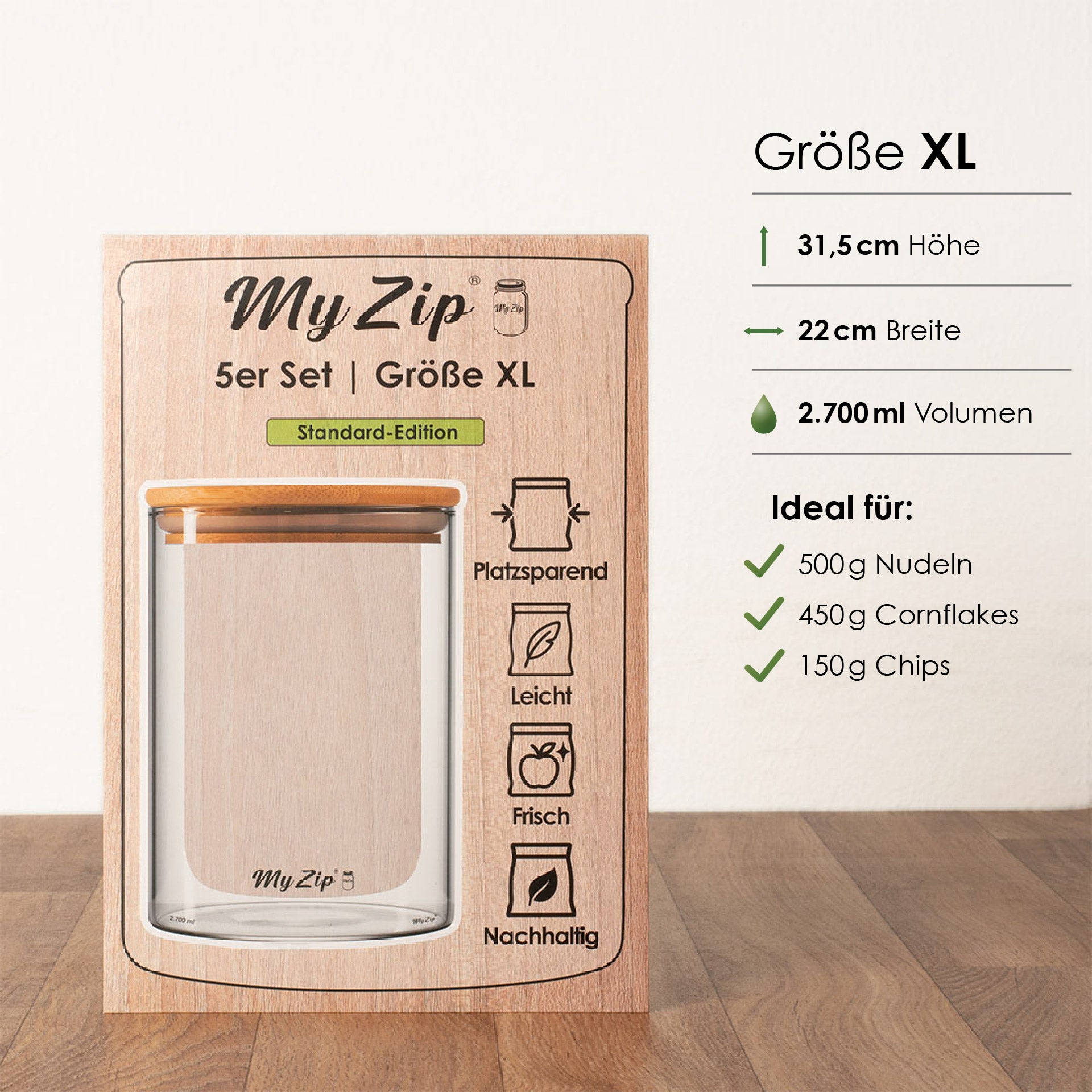 MyZip-Beutel | Standard-Edition | Einzel-Sets