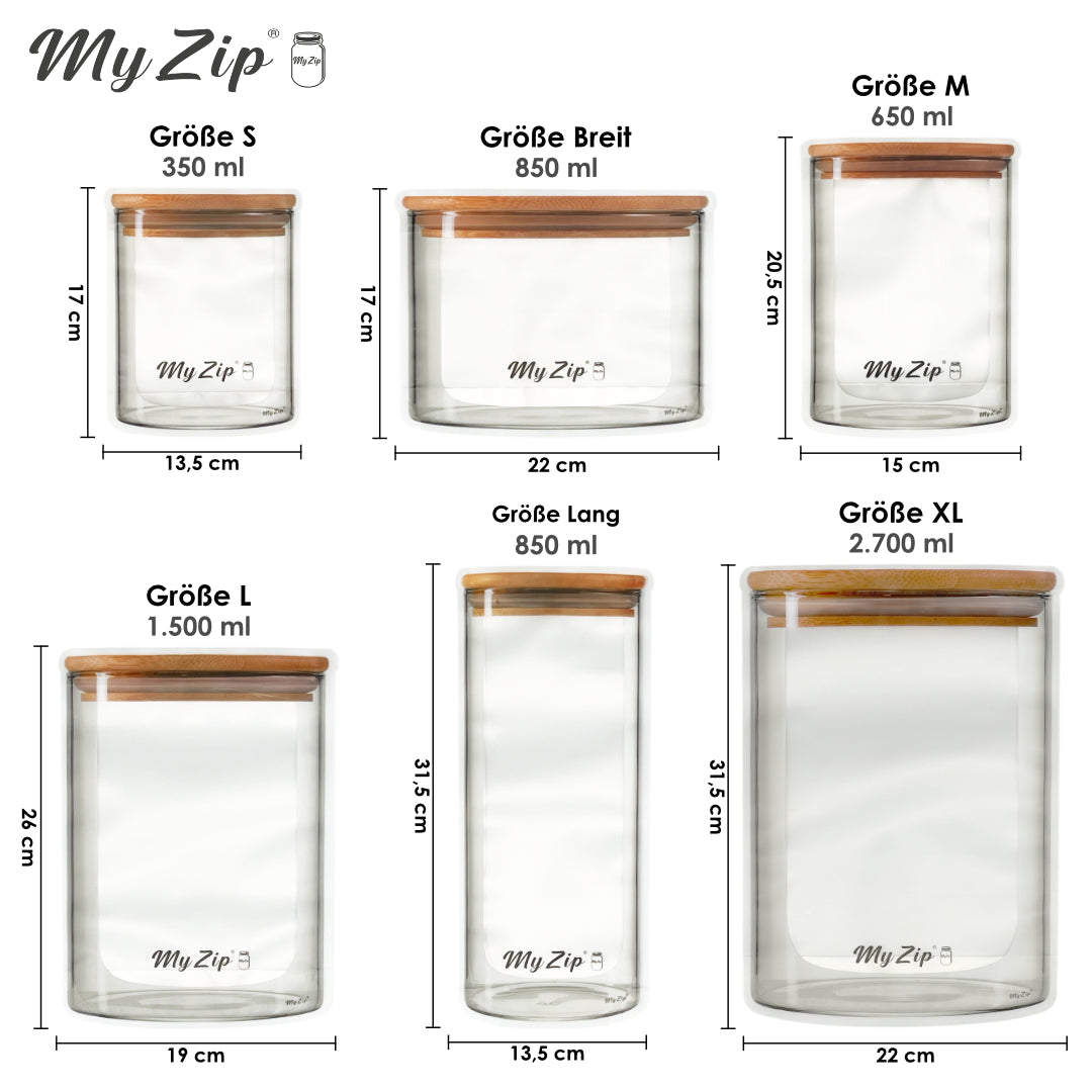 MyZip-Beutel (2. Generation) Einzel-Sets